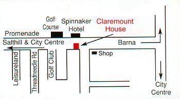 Claremount House B&B,  
Salthill, 
Co. Galway.
Ireland.