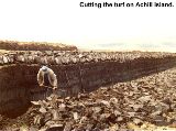 Cutting the Turf, 
Achill Island, Co. Mayo